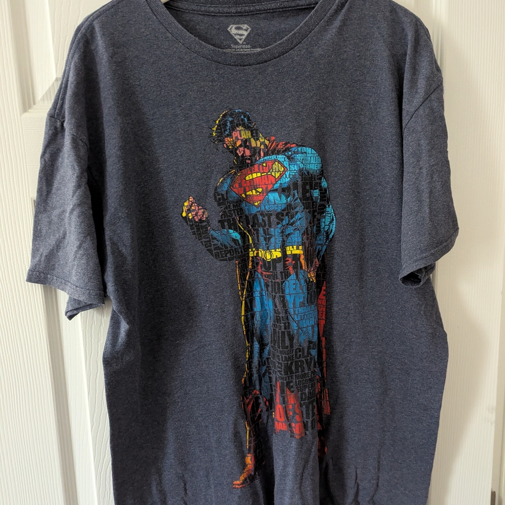Superman Graphic T-Shirt - Light Blue